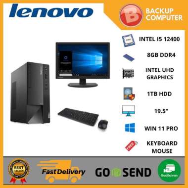 PC DESKTOP LENOVO NEO 50T -11SE005FIF i5-12400 19.5"/21.5" MONITOR 19.5" INCH