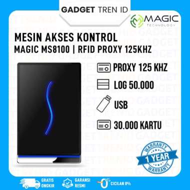 Mesin Akses Pintu Kartu Magic MS8100 | Akses RFID Proxy 125khz MS 8100 Bergaransi MS8100 Proxy