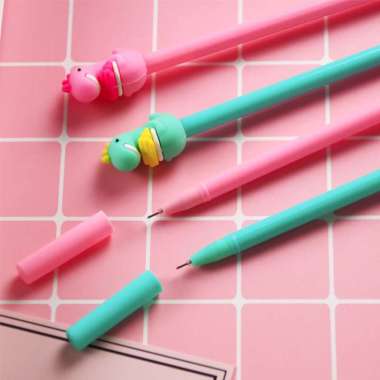 OEM ONE -A33 Pulpen Karakter Dinosaur / Pulpen Gel Dinosaurus Pena Pen Dino Bolpen Bolpoin Unik Ball