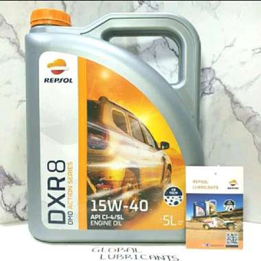 Repsol DXR 8/ DXR8 15W-40 5 Liter API CI-4 (Oli Mesin Diesel Premium)