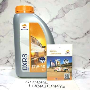 Repsol DXR 8/ DXR8 15W-40 1 Liter API CI-4 (Oli Mesin Diesel Premium)