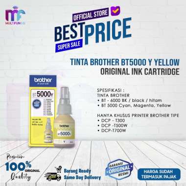 Tinta Brother BT5000 Y Original Yellow BT 5000Y Original