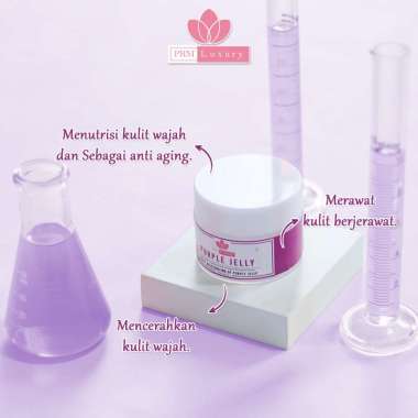 PURPLE MOISTURIZING JELLY CREAM GLOW LUXURY BPOM