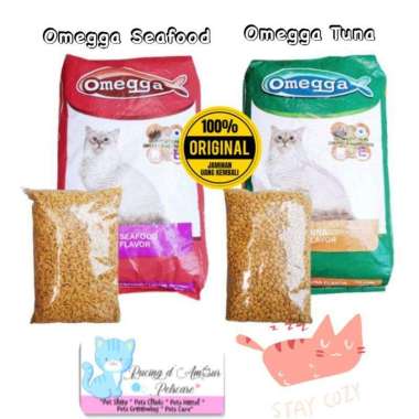 makanan kucing omega omegga 1kg Seafood