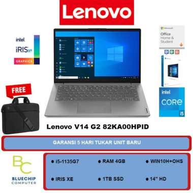 Laptop Lenovo V14 G2 ITL HPID - i5-1135G7 4GB 1TB Inte Xe 14" Win10