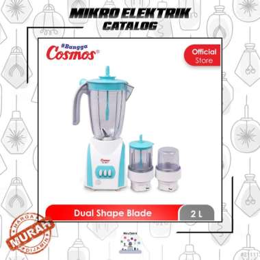 Cosmos Blender Plastik Cosmos CB 282 P - 3 in 1 - Big Capacity