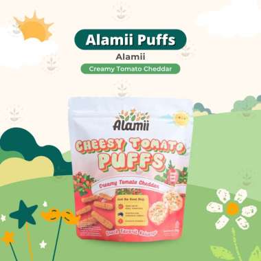 Alamii Puff 30gr Snack Bayi - Alamii Puffs - Cheesy Tomato Puff