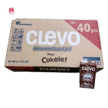 Clevo Minuman Susu UHT 115ml - Rasa Cokelat (1 dus/40 pcs)