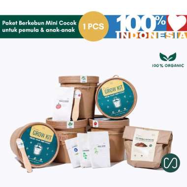 Sustaination Mini Grow Kit - Paket Berkebun Organik Lengkap Sawi