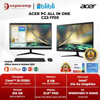 ACER PC ALL IN ONE C22-1700 CORE i5-1235U