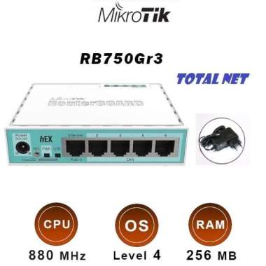 Mikrotik RB750GR3 Router Board hEX