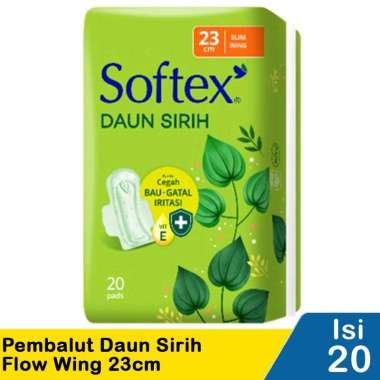 Promo Harga Softex Daun Sirih Wing 23cm 20 pcs - Blibli