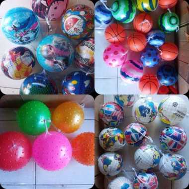 Mainan Bola Karet Karakter - Bola Duri - Bola Karet Bola Karet Bisa Nyala