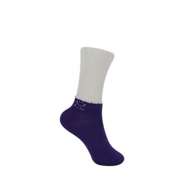 SK-P254 Kaos Kaki Pendek Unisex Pria Wanita Motif Smile Boneka Emoji Semata Kaki Kaoskaki Pendek Wan