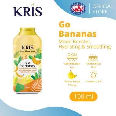 Kris Hand & Body Lotion Superfood Go Bananas 100ml - (Pisang) Kuning
