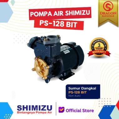 POMPA AIR SHIMIZU PS 128 - POMPA SHIMIZU 125 WATT POMPA AIR BIRU