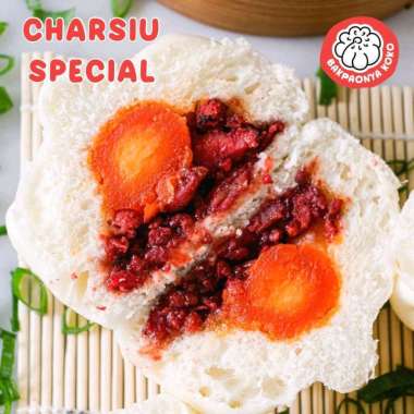 BAKPAO AYAM CHARSIU SPECIAL/PROMO/ENAK/FROZEN/MURAH/HALAL/FROZEN/MANTAP