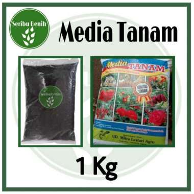 Media Tanam Tanah Subur 1kg Repack 1000gr [ Seribu ]  Media Tanam