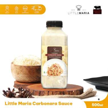 Little Maria Carbonara Sauce Saus Carbonara Halal 500gr