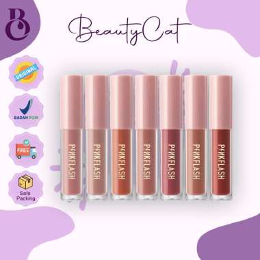 PINKFLASH LIPCREAM MATTE / LIP CREAM / LIPSTICK N06 MILK SHAKE