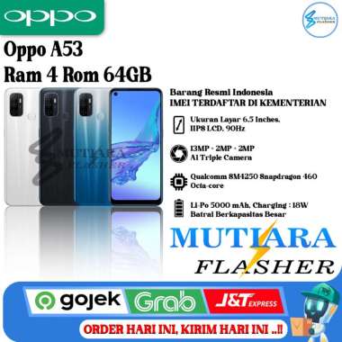 Oppo A53 Ram 4 Rom 64GB blaCK