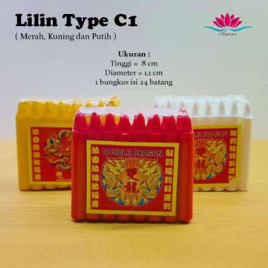 Lilin Sembahyang / Lilin Doa / Lilin C1 Putih