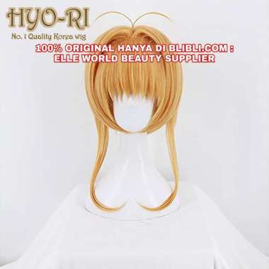 READY STOCK STYLED - WIG COSPLAY ANIME CARDCAPTOR SAKURA ANIME CARD CAPTOR SAKURA WIG SAKURA KINOMOT
