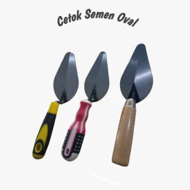 Cetok Semen, Cetok Oval, Sendok Semen Oval 5" dan 6" cetok usa