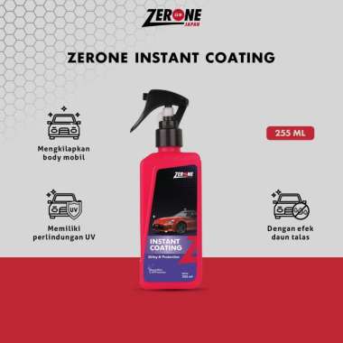 Paket Instan Coating Zerone Japan Pengkilat Pengkilap Body Kendaraan Mobil Motor