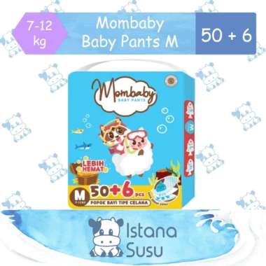 Promo Harga Mom Baby Baby Pants M54+6 60 pcs - Blibli