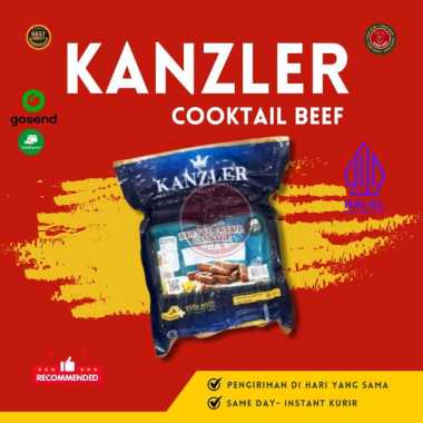 Kanzler Beef Cocktail Sausage 500 gr | Sosis Sapi Premium Kanzler | Sosis Kanzler Beef Cocktail | So