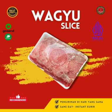 Wagyu Slice Premium 500gr  | Beef Wagyu Meltique Slice Tipis | Wagyu Meltik Karubi Slice Tebal | Dag
