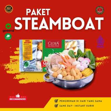 Steamboat Olahan Ikan Cedea Plus Bumbu Dashi | Cedea Paket Steamboat Tomyam Suki | Paket Steamboat H