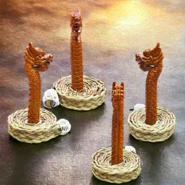 Cambuk Cemeti Pecut Naga Mas Premium | Cambuk Sarana Ritual Daoism  Naga Natural