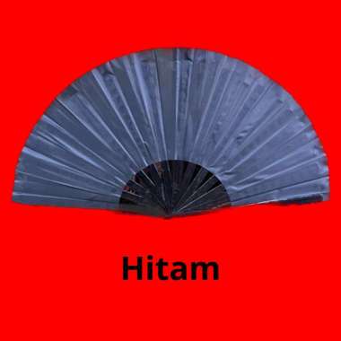 Kipas Kain Plastik Hitam Polos