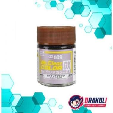 Mr. Hobby Mr. Clear Color Model Kit Paint – Clear Brown GX109