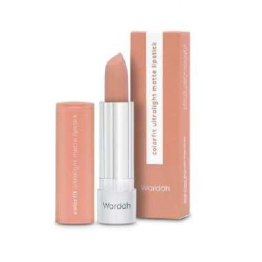 Wardah Colorfit Ultralight Matte Lipstick - New Korea Edition 03 Caramel Nude