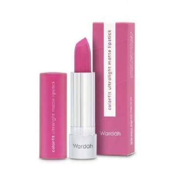 Wardah Colorfit Ultralight Matte Lipstick - New Korea Edition 06 PunchFuchsia