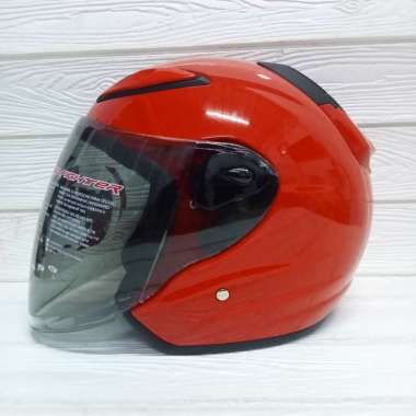 NHK Helm R6 SOLID HALF FACE XL RED