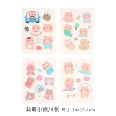 Stiker Aesthetic Decoratif Planner Journal Scrapbook Korea Lucu ST 08