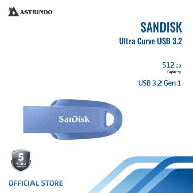 Sandisk Ultra 512GB Curve 3.2 Flash Disk - (SDCZ550-512G-G46NB)