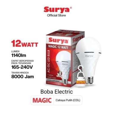 Lampu Emergency LED Surya Magic 12 Watt