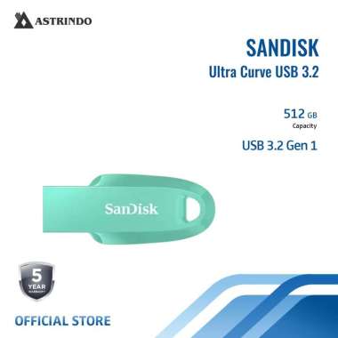 Sandisk Ultra Curve USB 3.2 FlashDisk CZ550 512GB - SDCZ550-512G-G46G