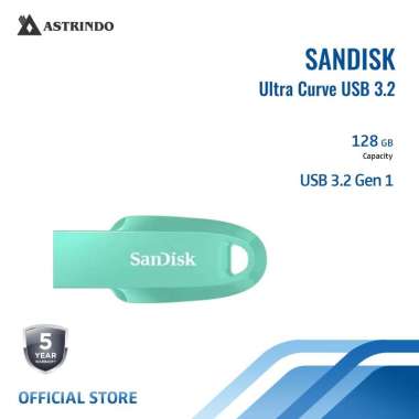 Sandisk Ultra Curve USB 3.2 FlashDisk CZ550 128GB - SDCZ550-128G-G46G