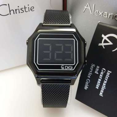 Jam Tangan Wanita ALEXANDRE CHRISTIE Original AC DiGi AC 9222 LH FULL BLACK