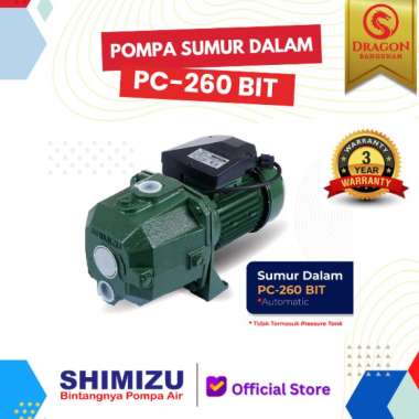 POMPA AIR SHIMIZU PC 260 BIT NT - JET PUMP SHIMIZU TANPA TABUNG
