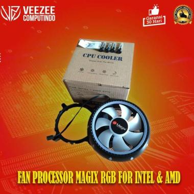 HSF Cooler RGB / Fan Processor Cooling 12" Magix new for Intel AMD