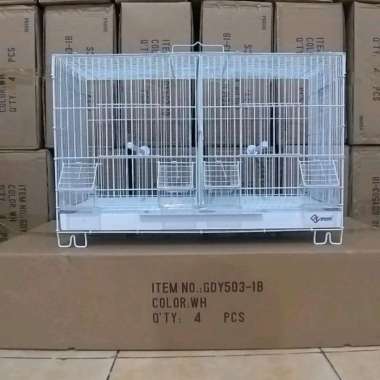 Kandang Burung Sekat 503-1 1 pcs Bird Cage Canaries,Finch,Lovebird