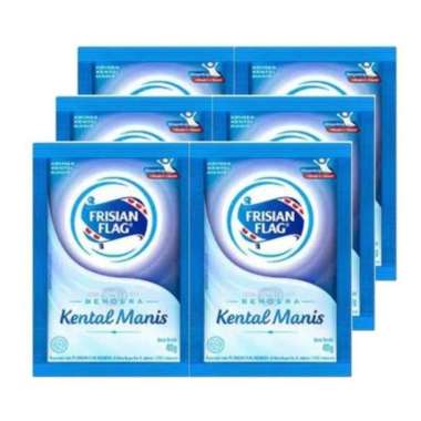 Promo Harga Frisian Flag Susu Kental Manis Putih per 6 sachet 40 gr - Blibli