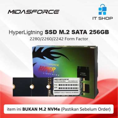 Midasforce SSD M.2 SATA3 Hyper Lightning 256GB